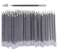 Custari Non-Lethal Flexible Ballpoint Safety Pen - 100 Pack Bendable Writing Pens for Prison, Mental Health Hospitals & Institutions (Black)