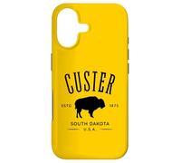 Custer South Dakota USA Bison Design Souvenir Case for iPhone 17
