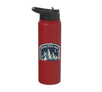 Custer State Park Mountains Night Sky Camping Hiking Stainless Steel Insulated Water Bottle