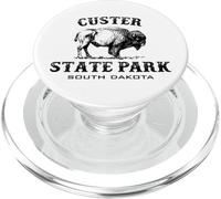 Custer State Park South Dakota American Bison Souvenir PopSockets PopGrip for MagSafe