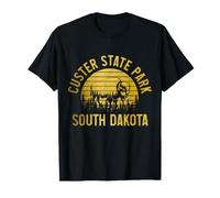 Custer State Park South Dakota Bison Vintage Pride T-Shirt