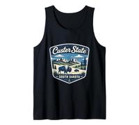 Custer State Park South Dakota Bison Wildlife Nature Scenic Tank Top