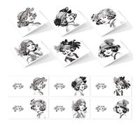 CustmArti DIY Diamond Art Painting Holiday Greeting Card Creative Blessing Folding Six-piece Set Stationery Ornament Present Handmade-Fashion Style