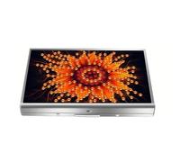 CustmArti DIY Diamond Art Painting Steel Bank Credit ID Card Holder Storage Case Creative Design Present-Sunflower