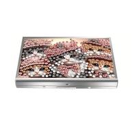 CustmArti DIY Diamond Art Painting Steel Bank Credit ID Card Holder Storage Case Creative Design Present-Cat-5