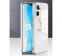 Custodia® Hard PC Case with Bracket Foldable,Anti Vibration & Anti Fall,Comfortable Grip Full Protection Shell Compatible for Oppo Reno7 5G(2)