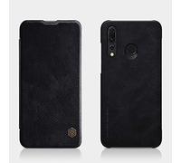 Custodia® Ultra Thin PU Faux Leather Flip Case with Card Slot for Huawei P Smart Plus 2019(Black)