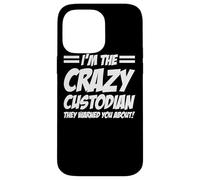 Custodial Worker Apparel - Great Funny Custodians Design Case for iPhone 14 Pro Max