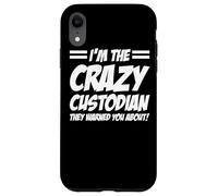 Custodial Worker Apparel - Great Funny Custodians Design Case for iPhone XR