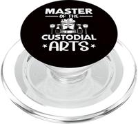 Custodian Janitor - Master of the Custodial Arts PopSockets PopGrip for MagSafe