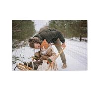 Custom 1000 Piece Jigsaw Puzzles for Adults with Image Text Name Personalised Jigsaw Add Photo, Christmas Halloween Valentine's Day Anniversary Birthday Funny Gifts for Child Couple Family Friend