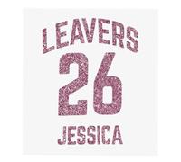 Custom 2026 Leavers Iron-On Transfer - Personalised Name and Big Year Design - HTV for School Hoodies & Tees | Year 6 or Year 11