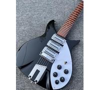 Custom 325 6-String Electric Guitar with Black Paint and 527-String Pitch - Perfect for Professional Guitarists and Enthusiasts