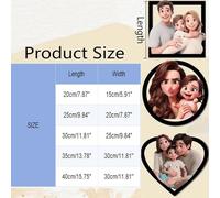 Custom 3D Cartoon Animation Portrait, Custom Anime Cartoon Portrait Photo Frame Sign - Anniversary Birthday Caricature Gift for Wedding Family Couple, Etc. (A)