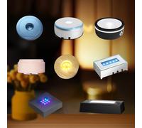 Custom 3D Crystal Ball Night Light - Personalized Photo with Wooden Base - Engraved Gift for Birthday, Wedding, Graduation, and Special Occasions (Base only)