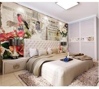 Custom 3D Mural Wallpaper Flowers Wallbackground Wall Mural Home Décor Papel De Parede Home Décor Tapety Art-400X280Cm