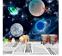 Custom 3D Mural Wallpaper Starry Universe Skybackground Wall Mural Home Décor Papel De Parede Home Décor Tapety Art-430X300Cm