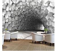 Custom 3D Mural Wallpaper Stereo Grey Cement Cave Spacebackground Wall Mural Home Décor Papel De Parede Home Décor Tapety Art-250X175Cm
