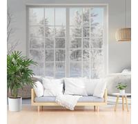 Custom 3D Photo Wallpaper Modern Home Window Scenery Wall Mural Large Wall Paper Winter Jungle Snow Scene Poster Living Room Bedroom Tv Background Home Decoration 200x140cm(W x H) Feature Wallpaper