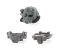 Custom 3D Printed Atomic Power Suit Unpainted DARK BLUEISH GRAY