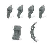 Custom 3D Printed Frontier Voyagers Accessory 6 Pack DARK BLUEISH GRAY