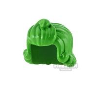 Custom 3D Printed Hair Cocoa Craftsman Painted GREEN