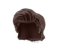 Custom 3D Printed Hair Heroic Babysitter Painted DARK BROWN