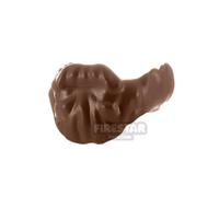 Custom 3D Printed Hair Paternal Protector Beard Painted REDDISH BROWN