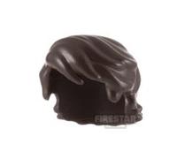 Custom 3D Printed Hair SW Republic Knight Hair Painted DARK BROWN