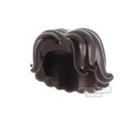 Custom 3D Printed Hair SW Youthful Hunter Painted DARK BROWN