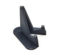 Custom 3D-Printed Megalodon Shark Tooth Display Stand - 1-1/2 Tall with a Base That is 1-3/8 Wide x 1-1/2 Deep (Silk Black)