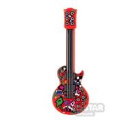 Custom 3D Printed SH Anarchic Wall-Crawler Guitar Dyed RED