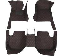 Custom 3D PU Leather Car Floor Mats Interior Accessories For F&ord For Focus 2 2006 2007 2008 2009 2010 2011 Car Accessories(Black Red)