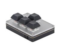 Custom 4-Key Mechanical Keypad Type C USB Gaming Macro Pad with Hot-Swappable Switches for Office Productivity and Stream Deck Control