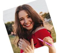Custom 5D Diamond Painting Kits for Adults, DIY Personalized Photo Diamond Art, Full Round Drill Wall Decor(9.8x9.8inch/25x25cm)