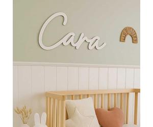 Custom 70cm Children's Wall Name Sign Personalized Wooden Bedroom Decor for Kids Room or Nursery