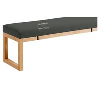 Custom 8cm Thick Outdoor Bench Cushs for Garden Chairs & Sofas Replacement Couch & Floor Mats Waterproof Foam (Dark Grey 70x70 cm)