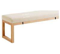 Custom 8cm Thick Waterproof Foam Cushions for Outdoor Benches & Sofas - Replacement Cushions for Chairs & Garden Mats, 35x105 cm, Comfortable & Durable