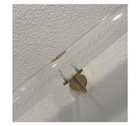 Custom Acrylic Handrail Kit Lucite Stair Rail, Clear Acrylic Handrail 50cm-700cm for Stairs, Non-Slip Railing Handle for Wall Mount with s