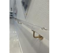 Custom Acrylic Illusion Kit - Transparent Non-Slip Wall Mount Handrail for Safety & Home Decor - Adjustable 50-700 cm, Ideal for Stair Railings & Interior Design