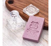 Custom Acrylic Logo Stamp for Soap, Personalized Pottery Clay Stamp, Gifts for Soapmakers