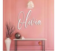 Custom Acrylic Mirror Name Sign, Personalized Wall Decor, Name Sign,Modern Mirror Logo,Wedding Decoration Birthday Party