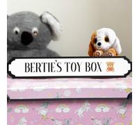 Custom Acrylic Name Sign for Toy Box - Personalized Kids Name Plaque
