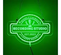 Custom Acrylic Recording Neon Sign, Recording LED, Recording Studio Sign, Personalized Recording Light Sign, Music Neon, Recording Studio Decor