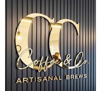 Custom Acrylic Sign - Personalized 3D Laser Cut Business Logo Sign, Acrylic Business logo for Wall, Storefront, Salon, Wedding, Office, Company, Cafe, or Home Décor