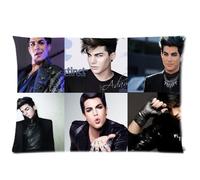 Custom Adam Lambert Pillowcase 20"x30" one side Pillow Protector Cover