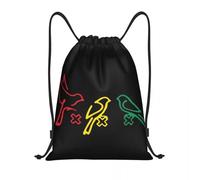 Custom Ajaxs Bobs Marleys Drawstring Bag Women Men Lightweight Amsterdam 3 Little Birds Sports Gym Storage Backpack