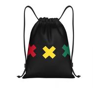 Custom Ajaxs Bobs Marleys Drawstring Bag Women Men Lightweight Amsterdam Football Sports Gym Storage Backpack