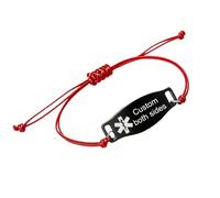 Custom Allergy Awareness Bracelet, Medical Alert Emergency ID for Allergies | penicillin allergy alert,ICE,personalized,nameplate,peanut allergy,bee food allergy,health issue reminder,epilepsy,diabetic