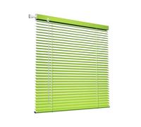 Custom Aluminum Venetian Blinds - No-Drill Installation, Width 42-150cm, Height 50-240cm, Cordless Horizontal Shutters for Indoor Privacy - Fruit Green Color